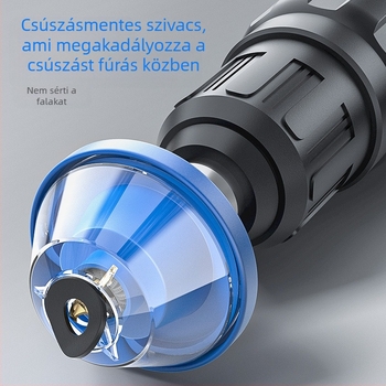 Porvédő sapka kézi/ütvefúróhoz porzsákkal – Kirin Arm, műanyag