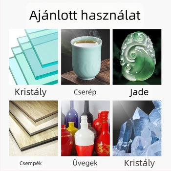 Jidu gyémánt ultra-vékony vágókorong üveghez, kerámiához, jadhoz és csempéhez – Brazed kivitel, modell 100-15