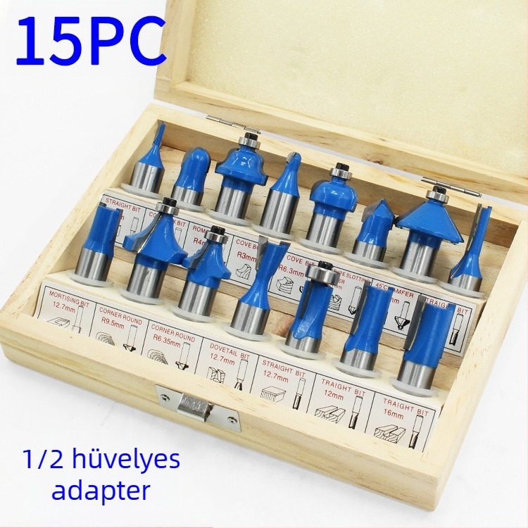 Faipari maró Bakelit fejjel, készlet 12 db/15 db