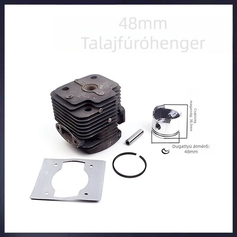 Kéthordós fűkasza hengerfej — fém, fűkasza/kertészeti géphez, 0,43 kg, kompatibilis a 40-5/430 és 40-6/44-5/48F modellekkel