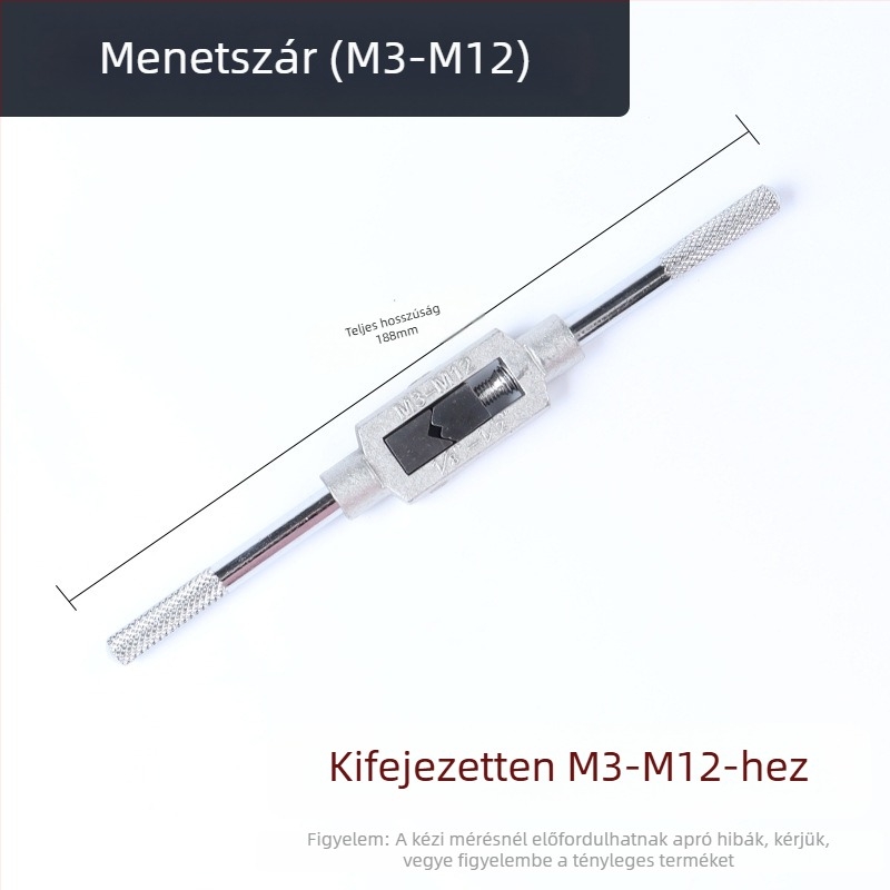 Maib menet közbeni menetesítő készlet: kézi tapping eszköz és fúrófejek