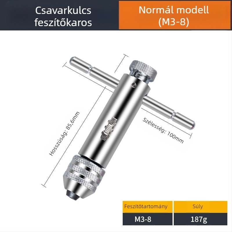 Maib menet közbeni menetesítő készlet: kézi tapping eszköz és fúrófejek