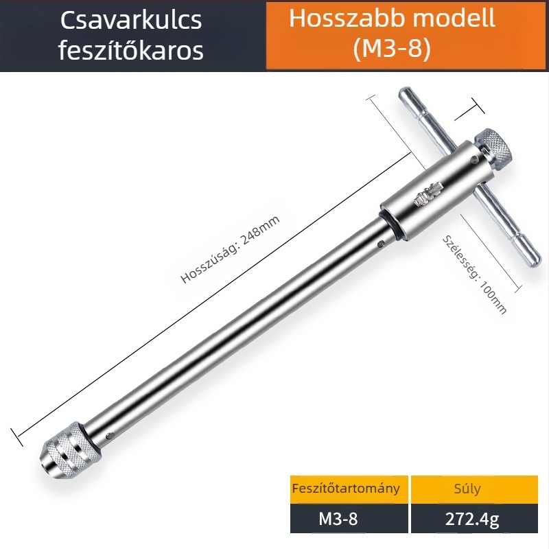 Maib menet közbeni menetesítő készlet: kézi tapping eszköz és fúrófejek