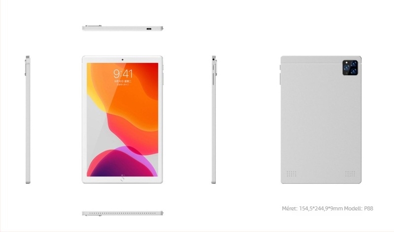 Androidos tablet, quad-core ARM 1,5 GHz, 16GB flash memória, IPS Retina kijelző, 3G telefonálás és GPS