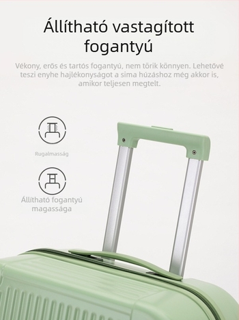 ABS+PC utazótáska, zár jelszóval, univerzális kerekek, vízálló és lopás elleni védelem, nagy kapacitás, Pannami márka, modell 233
