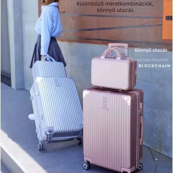 Divatos retro 2025 koreai stílusú poggyász jelszavas zárval, nagy kapacitású, karcolásálló utazótáska