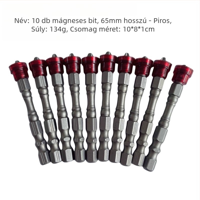 Neutral PH2 keresztesfej mágneses csavarhúzó bit, S2 szerszámacél