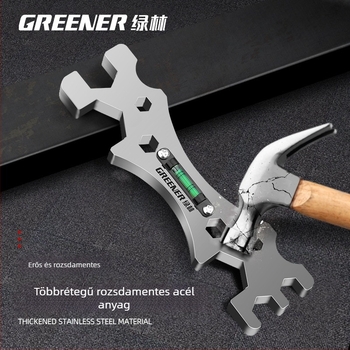 Greener multifunkcionális kulcs fürdőszobához és zuhanyzáshoz – rozsdamentes acél