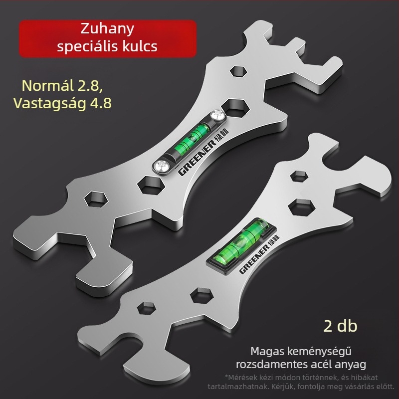 Greener multifunkcionális kulcs fürdőszobához és zuhanyzáshoz – rozsdamentes acél