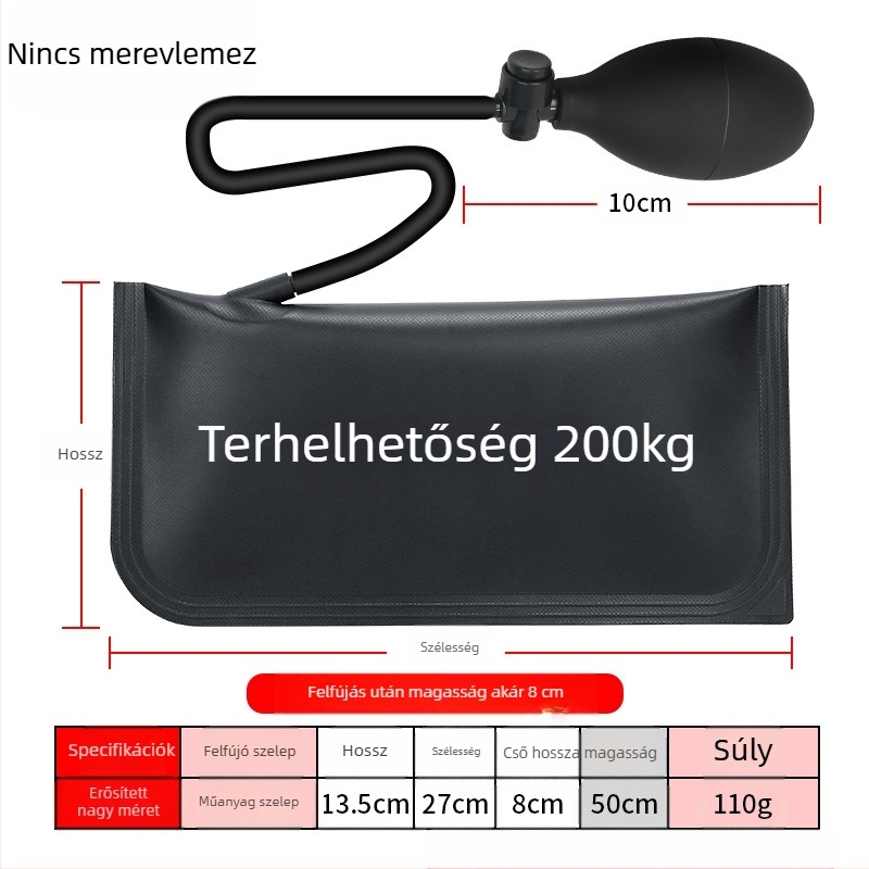 Ajtó- és ablaktelepítéshez készült légpárna, anyag: szilikon + PVC, Casilo, telepítéshez, otthoni használatra