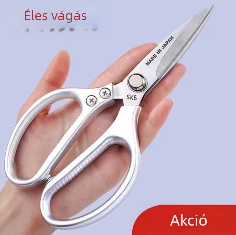 Konyhai olló, erős rozsdamentes acél, csontvágó, többfunkciós háztartási olló