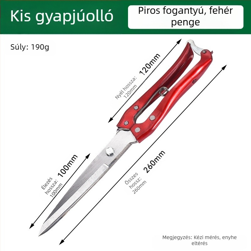 Kézi gyapjúolló, rozsdamentes acél, Wallison márka, Modell: Professional wool shears, Sorozat: Wool shears