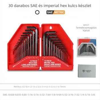 Belső hatszögfejű imbuszkészlet, L-alakú, Celtic, anyag: 40Cr