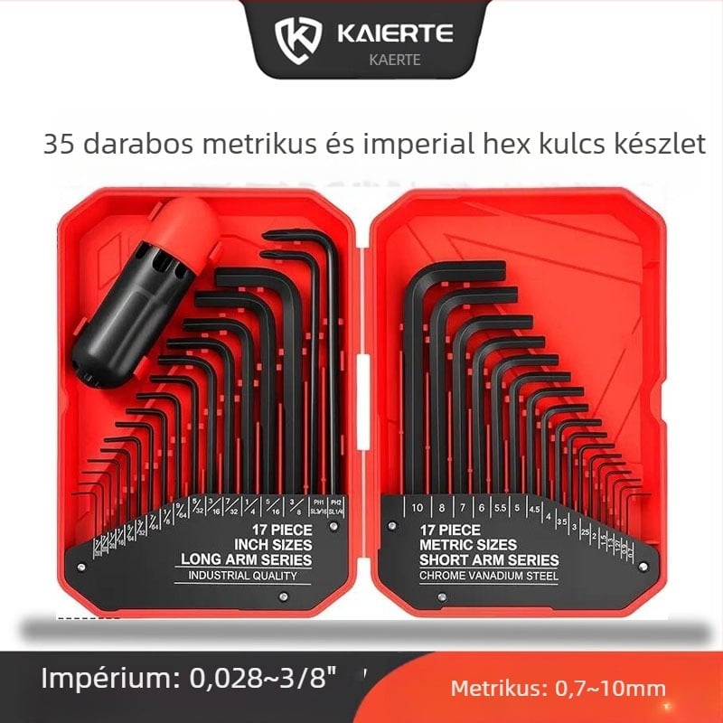 Belső hatszögfejű imbuszkészlet, L-alakú, Celtic, anyag: 40Cr