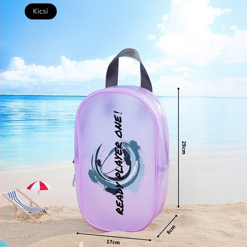 Hordozható fürdő- és úszótáska száraz-nedves szétválasztással, vízálló, nagy kapacitású, többfunkciós