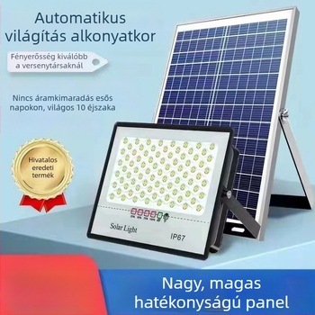 Napelemes csillagos fény IP67, 50W, 6V, távirányító, 6–12 óra üzemidő