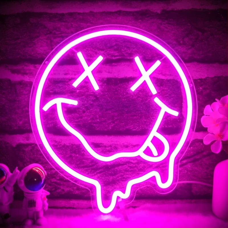 LED neon stílusú világítás akril táblán (Neon 02), 2000 lm, állítható fényerő, ≤36V, IP43, beltéri és kültéri dekorációhoz