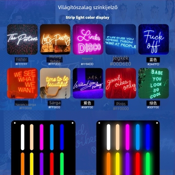 5V neon LED falikép bárhoz, Vice City téma, bedugható, akril keret