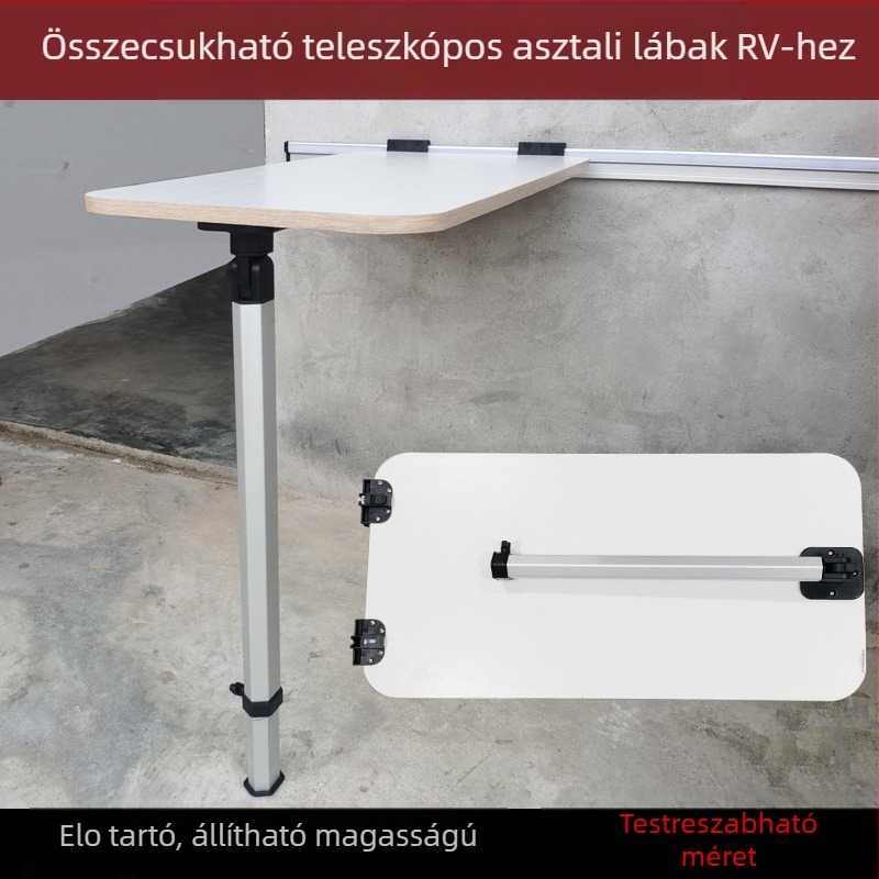 RV-hez használható összecsukható asztalláb — BT-FZ05; alumínium ötvözet; kompatibilis RV