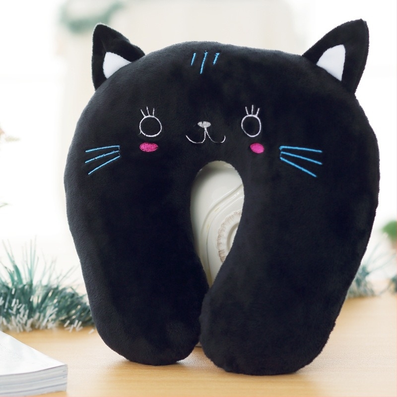 U alakú utazó párna – töltet: PP pamut, 100% töltet, párna belső rost: kémiai rost, huzat: plüss, felnőtteknek