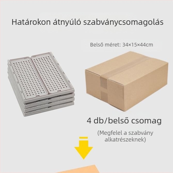 Garderob tároló kosár tolható, rétegzett fiókokkal, műanyag, modell WYS8319A-8320, japán stílus, 2019-es megjelenés, csomagolás 15 darab