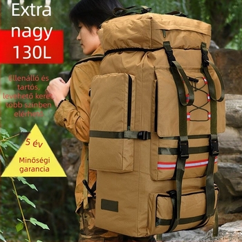 Férfiaknak készült hátizsák kültéri utazásokhoz, nagy kapacitású, akril anyag, illeszkedik 16 hüvelykes laptophoz, Oxford bélés