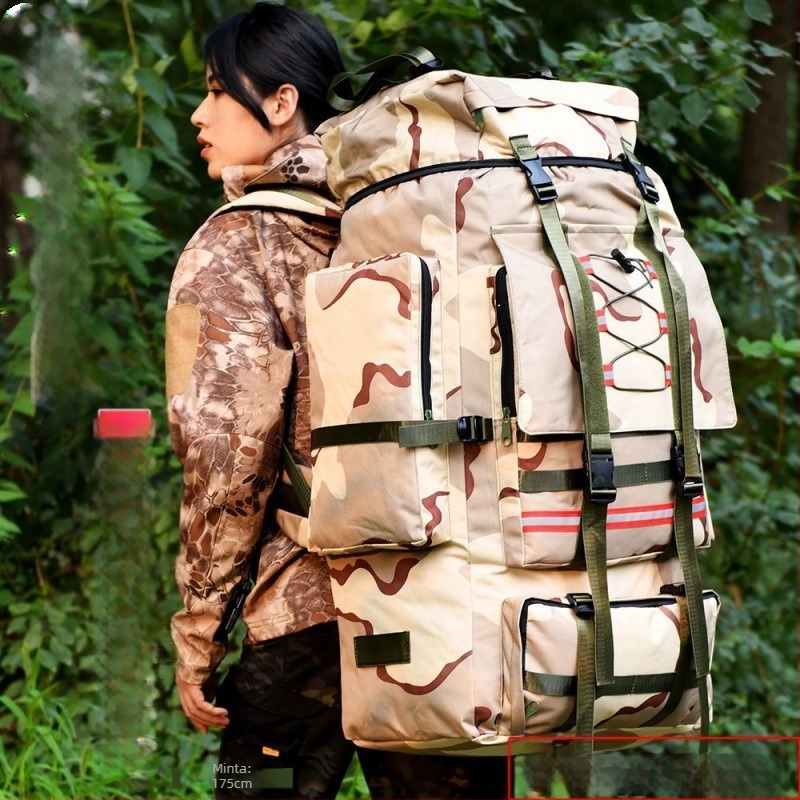 Férfiaknak készült hátizsák kültéri utazásokhoz, nagy kapacitású, akril anyag, illeszkedik 16 hüvelykes laptophoz, Oxford bélés