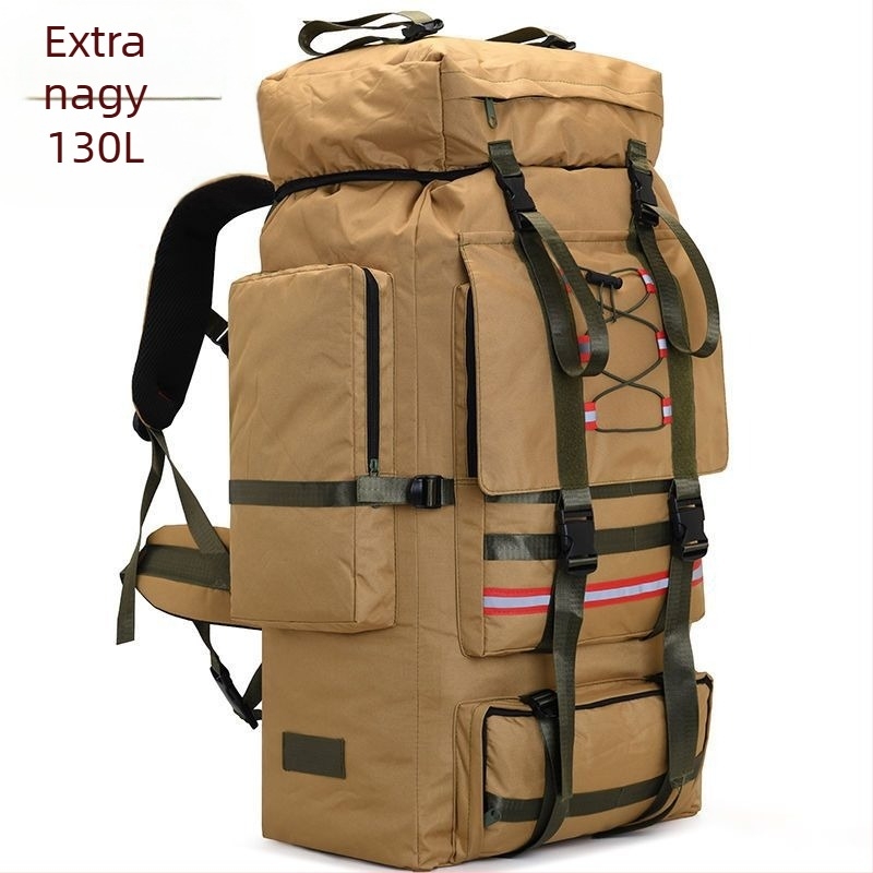 Férfiaknak készült hátizsák kültéri utazásokhoz, nagy kapacitású, akril anyag, illeszkedik 16 hüvelykes laptophoz, Oxford bélés