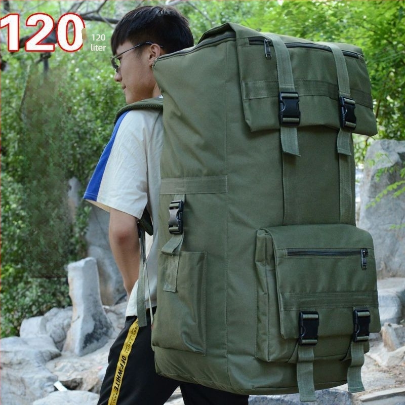 Férfiaknak készült hátizsák kültéri utazásokhoz, nagy kapacitású, akril anyag, illeszkedik 16 hüvelykes laptophoz, Oxford bélés