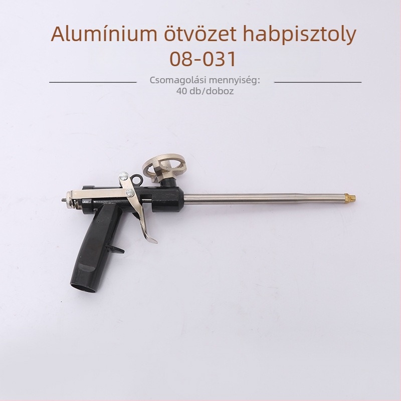 Habos ragasztópisztoly | anyag: ötvözet-plasztik; maximális nyomás: 1; maximális áramlás: 2; optimális permetezési távolság: 3; permetezési szélesség: 4