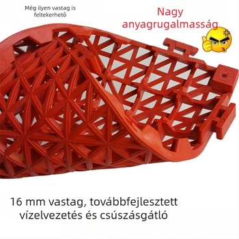 Vastagított csúszásmentes fürdőszobai matrac, összekapcsolható padlólap, vízálló konyhába, WC-be és autómosóba