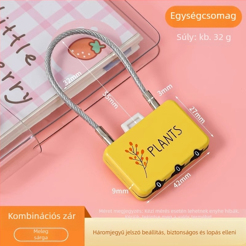 Fém kombinációs zár; numerikus típusú zár; modell JSFAQS; márka The First Force; záróelem vastagsága: normál; záróelem távolsága: normál