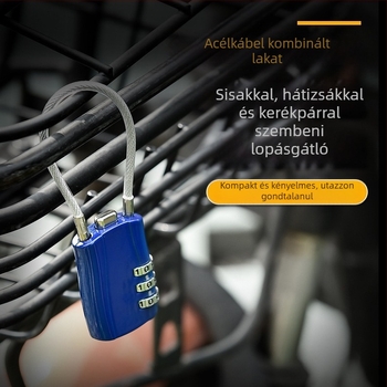 Kreatív sisak kódzár, mini számzár poggyászhoz és edzőtermi szekrényekhez