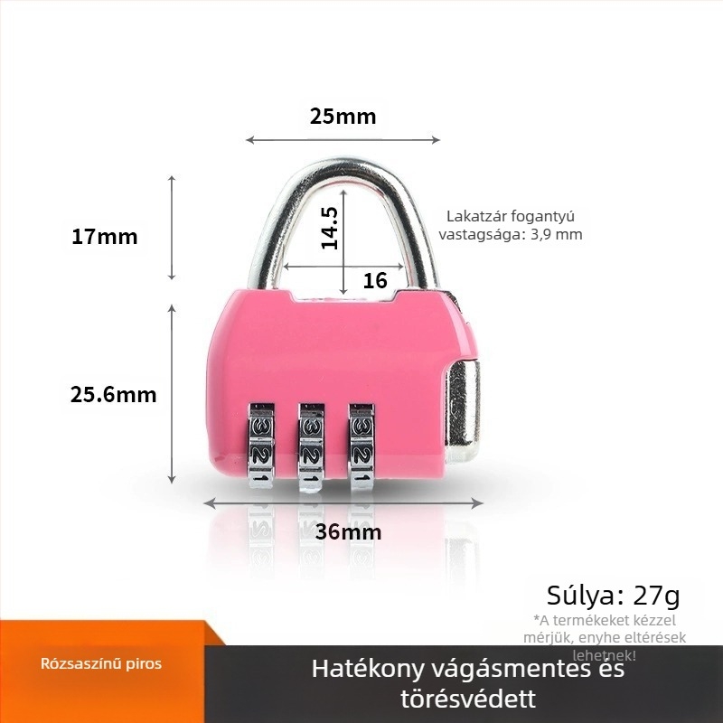 Shouli háztartási lakat – modell Padlock, anyag ötvözött acél, stílus modern egyszerűség