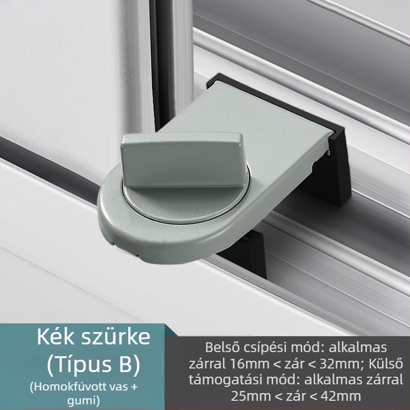 Gyermekbiztonsági ablakzár, MC-AQK modell, alumíniumötvözet, GADO/Jiadu, ablakokra
