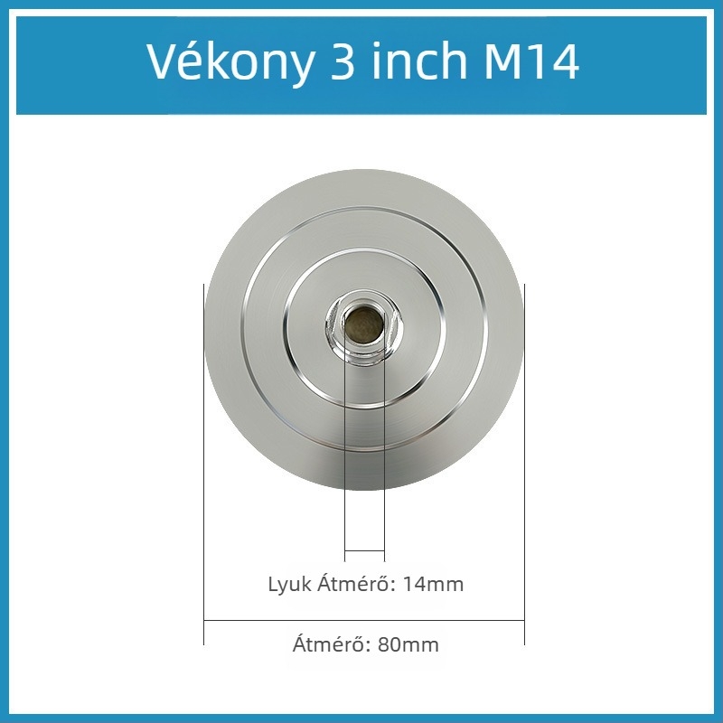 Chuanxing alumínium ötvözet ragasztó korong; anyag: alumínium ötvözet; Abraszív: alumínium ötvözet, csatoló szövet, univerzális ragasztó; keménység: szuper kemény