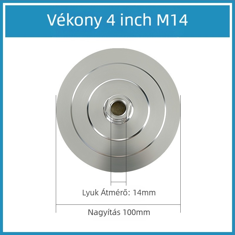 Chuanxing alumínium ötvözet ragasztó korong; anyag: alumínium ötvözet; Abraszív: alumínium ötvözet, csatoló szövet, univerzális ragasztó; keménység: szuper kemény