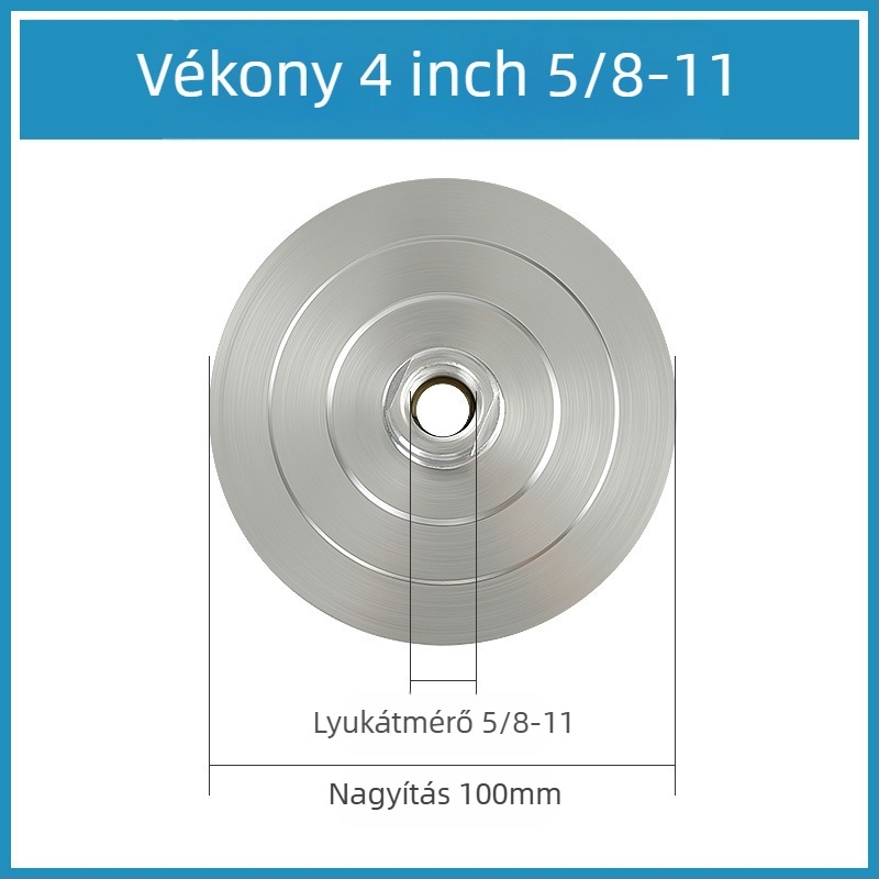 Chuanxing alumínium ötvözet ragasztó korong; anyag: alumínium ötvözet; Abraszív: alumínium ötvözet, csatoló szövet, univerzális ragasztó; keménység: szuper kemény