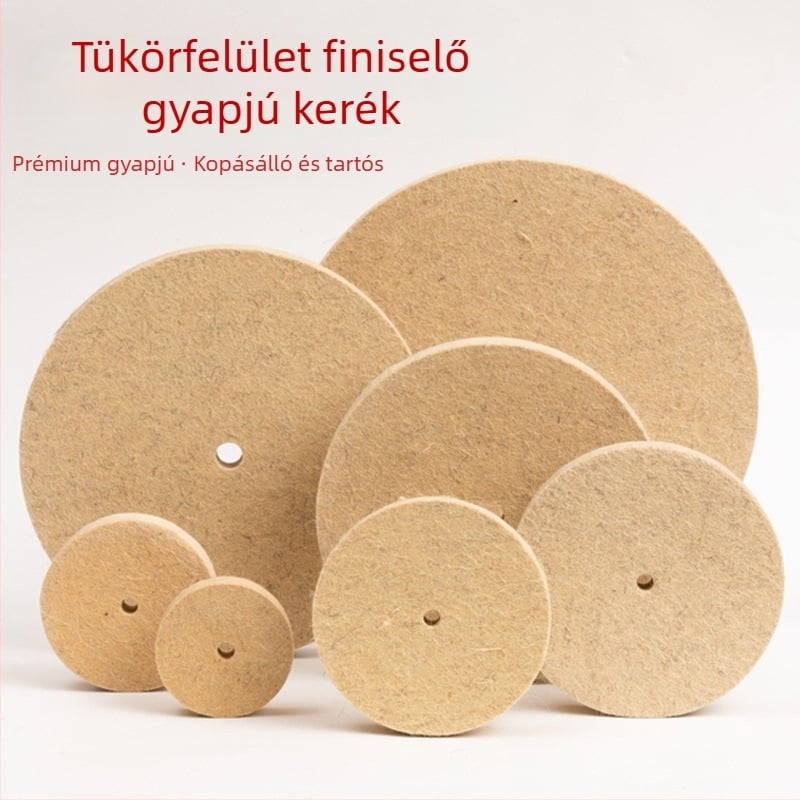 Fengpeng Gyapjú polírozó kerék — típus: gyapjú kerék; anyag: gyapjú; abrazív: Wool Felt; keménység: 7p