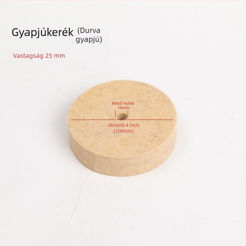 Fengpeng Gyapjú polírozó kerék — típus: gyapjú kerék; anyag: gyapjú; abrazív: Wool Felt; keménység: 7p