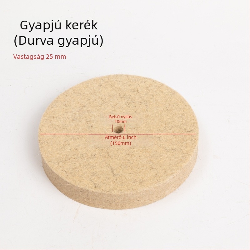 Fengpeng Gyapjú polírozó kerék — típus: gyapjú kerék; anyag: gyapjú; abrazív: Wool Felt; keménység: 7p
