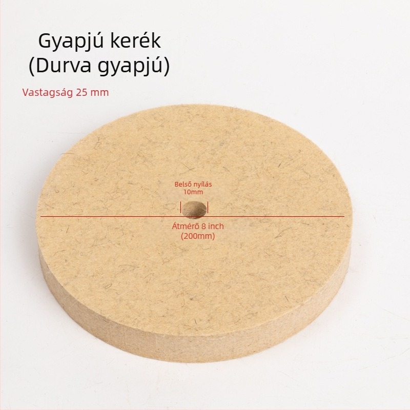 Fengpeng Gyapjú polírozó kerék — típus: gyapjú kerék; anyag: gyapjú; abrazív: Wool Felt; keménység: 7p