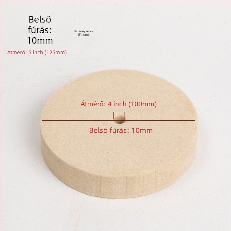 Fengpeng Gyapjú polírozó kerék — típus: gyapjú kerék; anyag: gyapjú; abrazív: Wool Felt; keménység: 7p