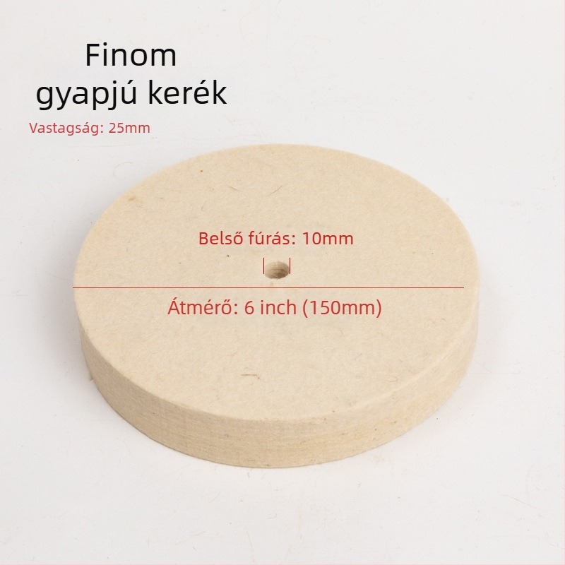 Fengpeng Gyapjú polírozó kerék — típus: gyapjú kerék; anyag: gyapjú; abrazív: Wool Felt; keménység: 7p
