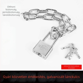 Láncos zár kerékpárok és motorkerékpárok számára, vasból, Modell 11, Márka Three-board ax