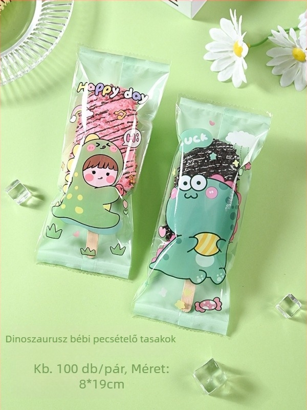 Fagylalt csomagoló tasak házi készítésű fagylaltokhoz, hőzáródó kompozit fólia, snack csomagolás, testreszabható