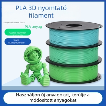 PLA 3D nyomtatófilament, 1,75 mm átmérő, kerek keresztmetszet, hossz kb. 330 m