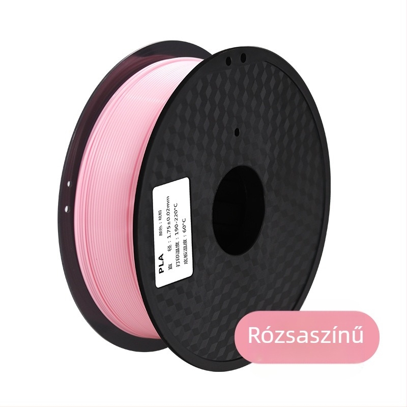 PLA 3D nyomtatófilament, 1,75 mm átmérő, kerek keresztmetszet, hossz kb. 330 m