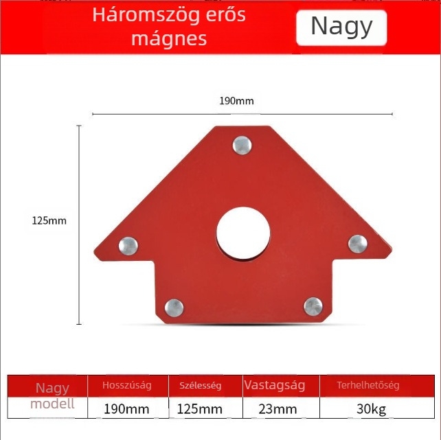 Mágneses hegesztő pozicionáló – ZHCY, rozsdamentes acél, derékszögű és több szögű kialakítás, kézi meghajtás, automata tápellátás