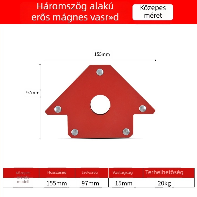 Mágneses hegesztő pozicionáló – ZHCY, rozsdamentes acél, derékszögű és több szögű kialakítás, kézi meghajtás, automata tápellátás